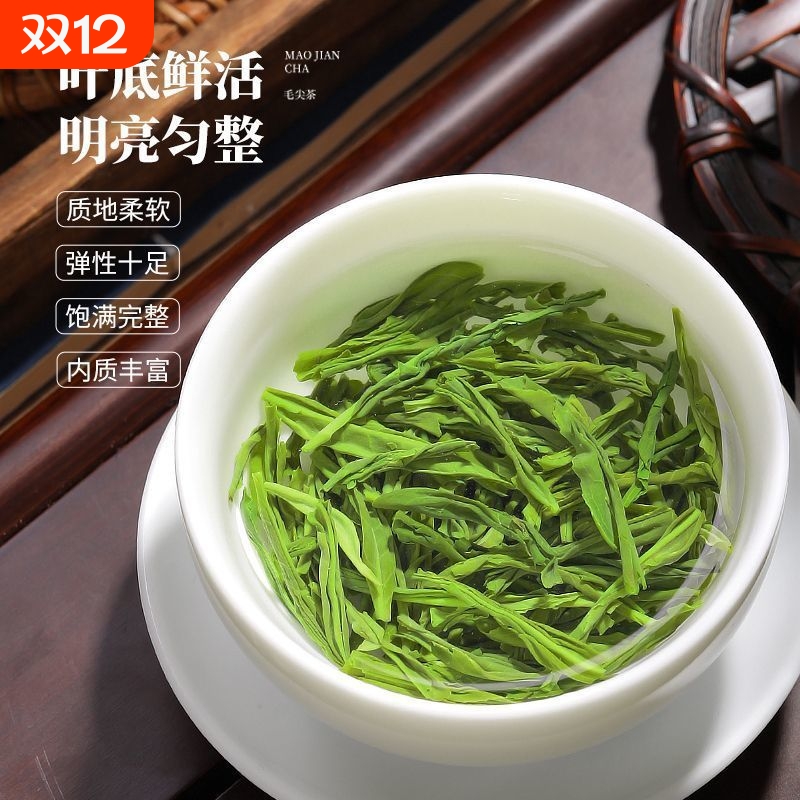 信阳毛尖2025新茶明前浓香型优等嫩芽高山绿茶毛尖茶50g炒青袋装