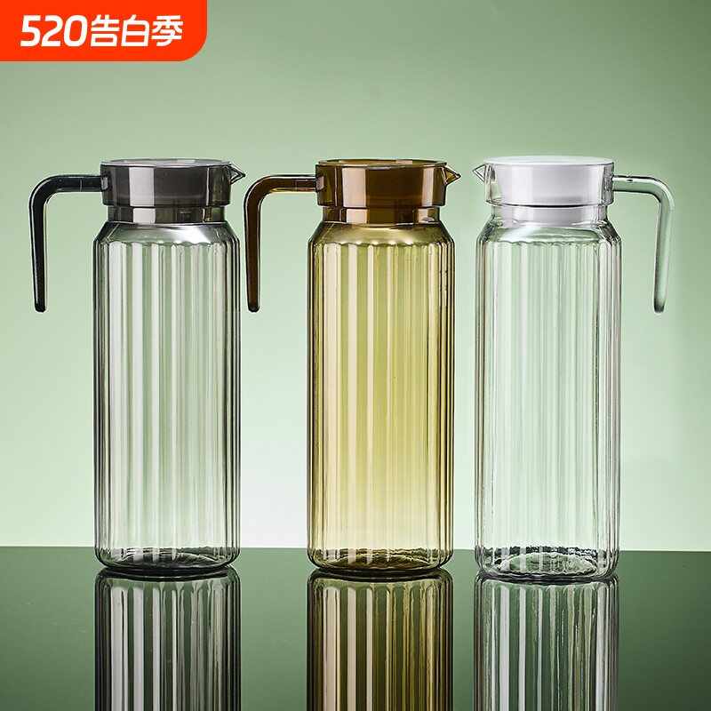 亚克力扎壶塑料大容量果汁壶餐厅用茶水壶饭店酒吧茶壶酒店豆浆壶