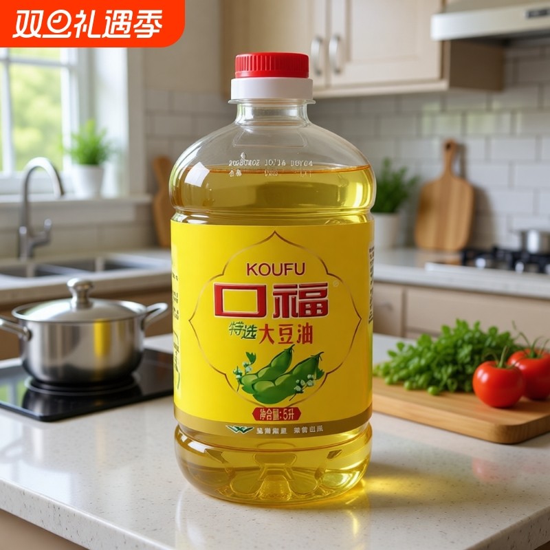 特选大豆油5L 美食家用餐饮专用食用油 转基因家庭健康好油