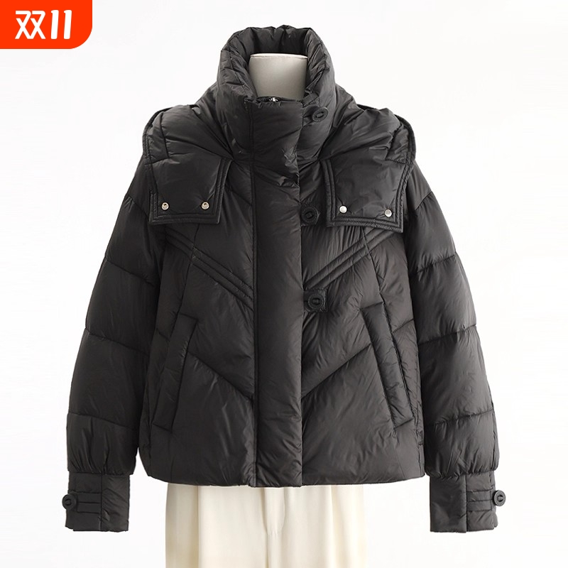 冬季小个子女款面包服棉袄女装羽绒服2025冬