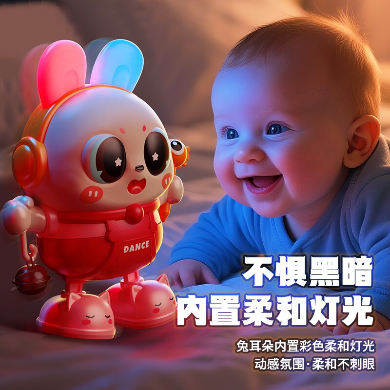 会唱歌跳舞的电动小兔子抬头训练