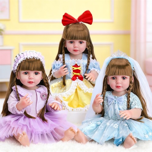 55CM仿真娃娃婴儿软胶洋娃娃会说话唱歌智能玩具儿童生日礼物