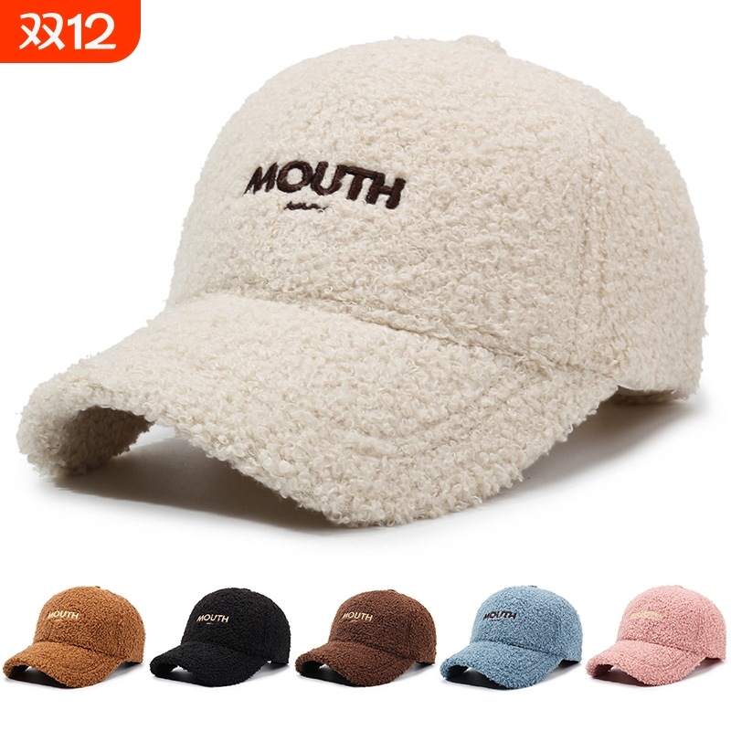 帽子女秋冬季加厚保暖棒球帽