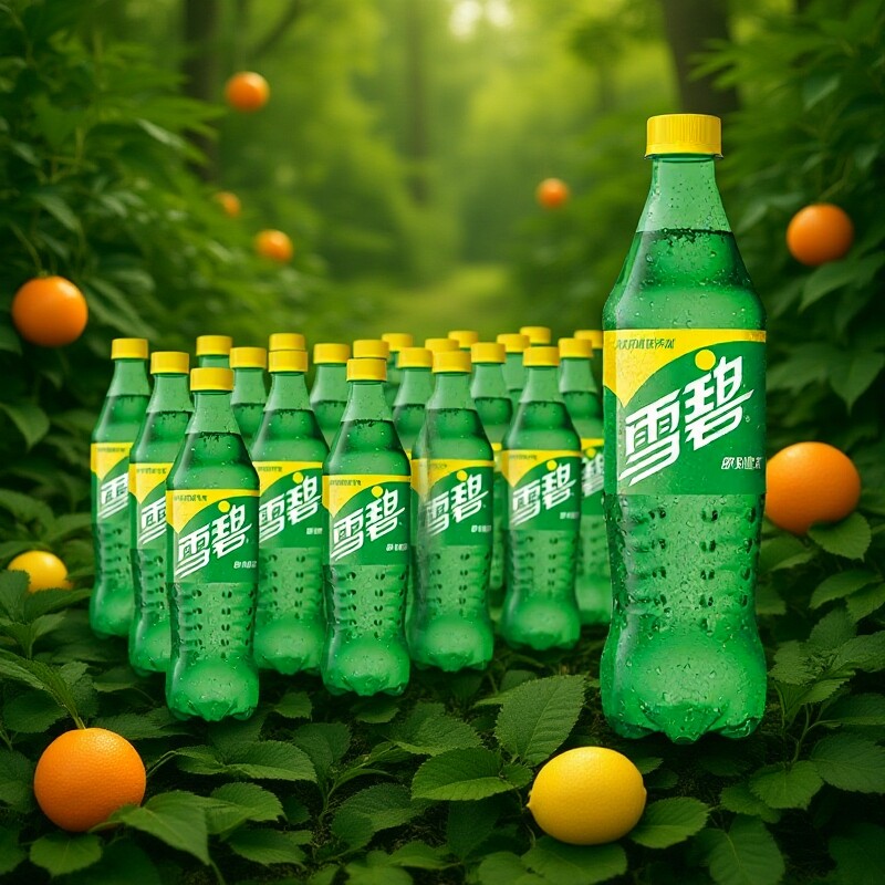 可口可乐雪碧芬达500ml*12/24瓶装可乐清爽可口解渴汽水碳酸饮料