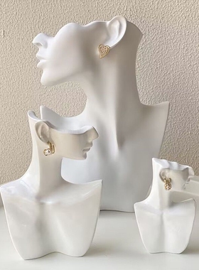 树脂首饰展示架展示模特手链耳环戒饰品人像架子项链珠宝道具摆件