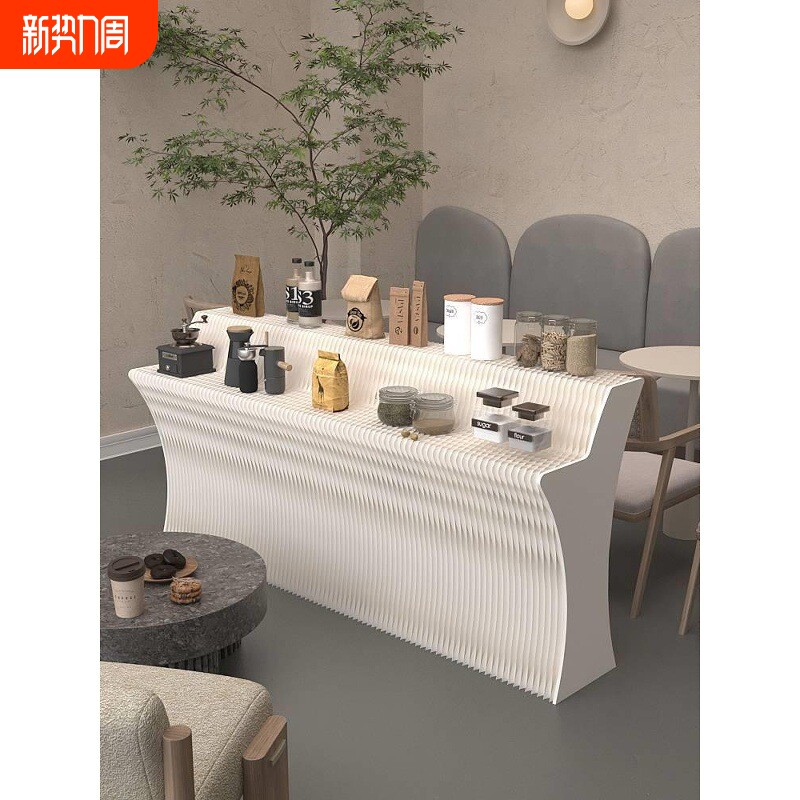 长条展示台落地可伸缩折叠货架多功能置物陈列架展会展览中岛展台