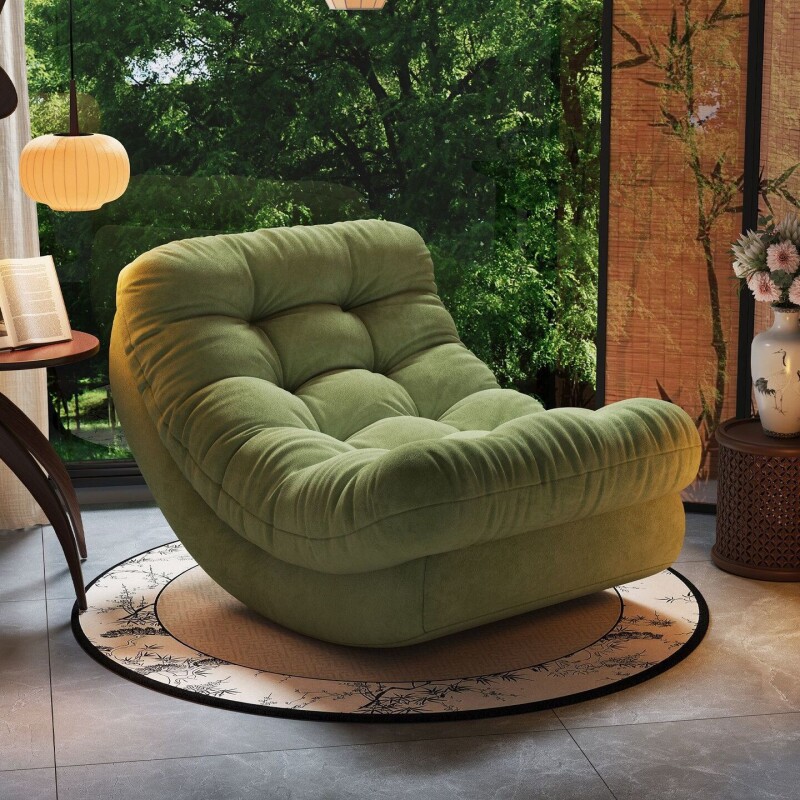 懒人沙发摇椅网红摇摇月亮家用躺椅客厅阳台沙发椅成人午睡休闲椅