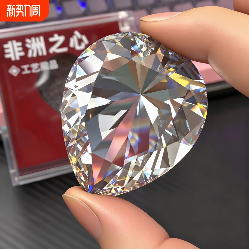 【官方正品】三角洲行动非洲之心星1:1水晶模型游戏周边道具收藏