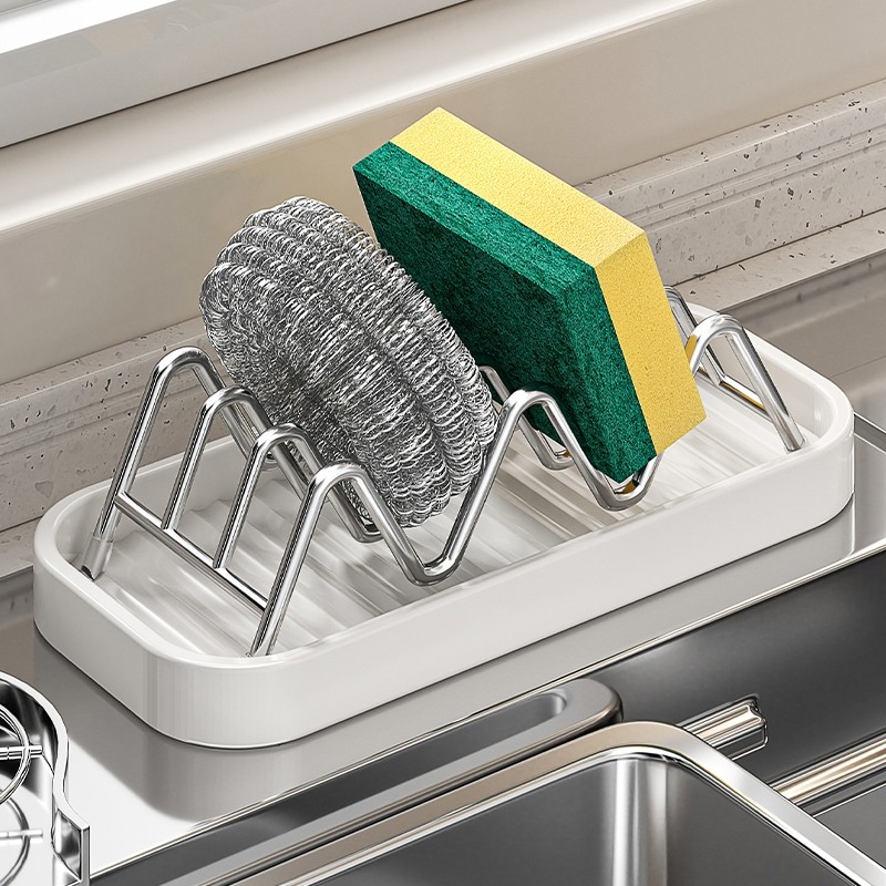 肥皂架不锈钢w型香皂置物架神器浴室洗手台面洗衣皂沥水托肥皂盒