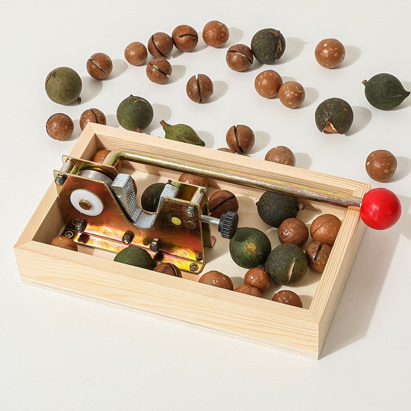 开坚果神器核桃夏威夷果新鲜生澳洲坚果夹开壳器开口器开果器夹子