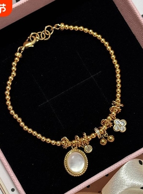 爆款龙心同款盘缠手链幸运球滴流新款时尚轻奢平替手饰