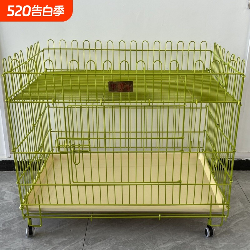 宠物展示笼纳米带轮子狗笼子小型犬跑床宠物店展示台家用室内跑笼
