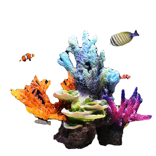 仿真珊瑚礁珊瑚石鱼缸造景礁石山躲避屋装饰品海珊瑚珊瑚树新款