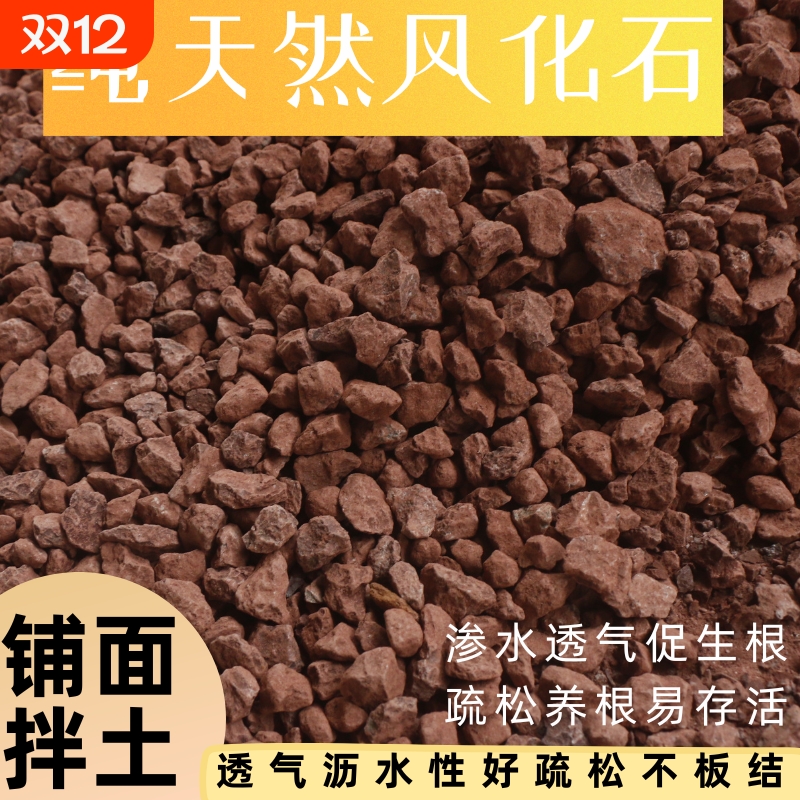 纯天然风化土颗粒风化石土壤盆景生根专用种植小叶铺面疏松