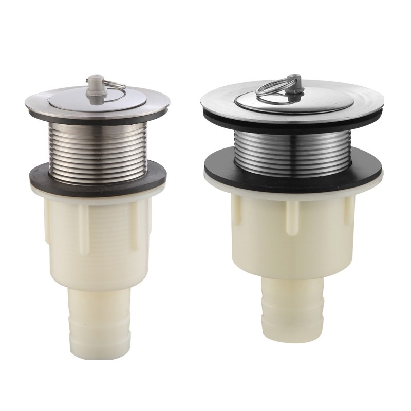 厨房老式陶瓷盆下水头子洗菜池水槽不锈钢下水器下水管配件防臭