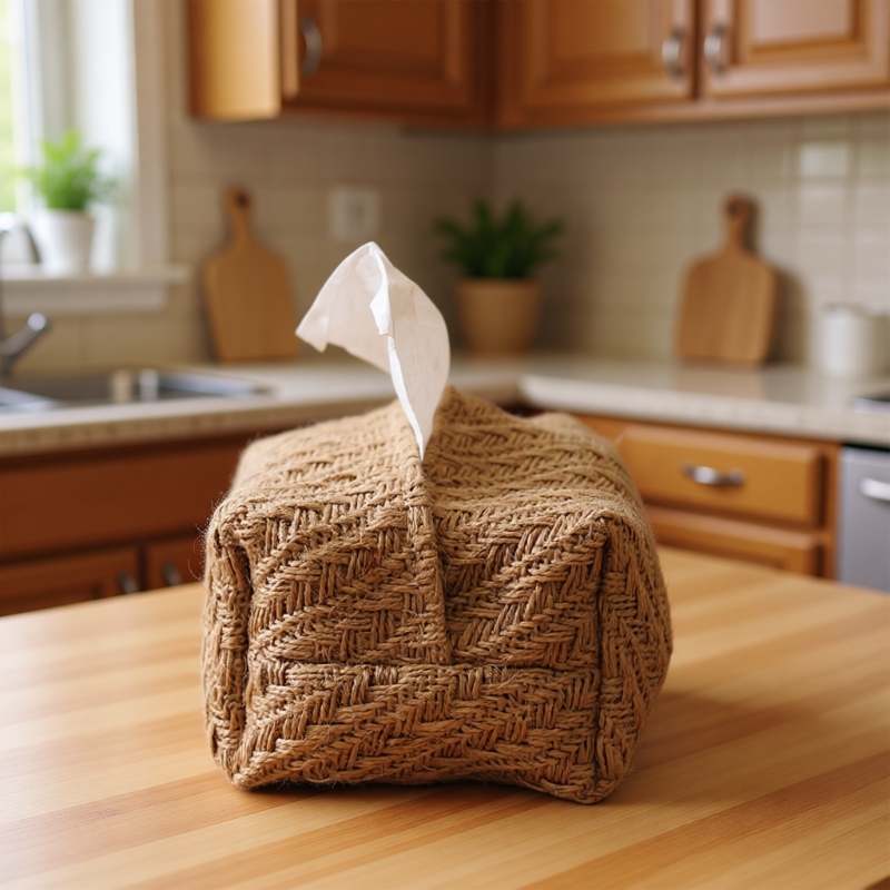 日式简约风纸巾套家用客厅民宿棉麻布艺车载抽纸收纳袋创意纸巾盒