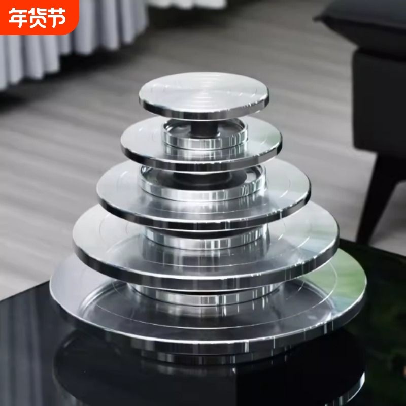 尚品陶艺铝合金转盘双面雕塑转台泥塑手办模型转盘裱花台蛋糕手轮,模玩/动漫/周边/娃圈三坑/桌游,模型制作工具/辅料耗材,淘宝优惠券,粉丝福利购,淘宝优惠卷