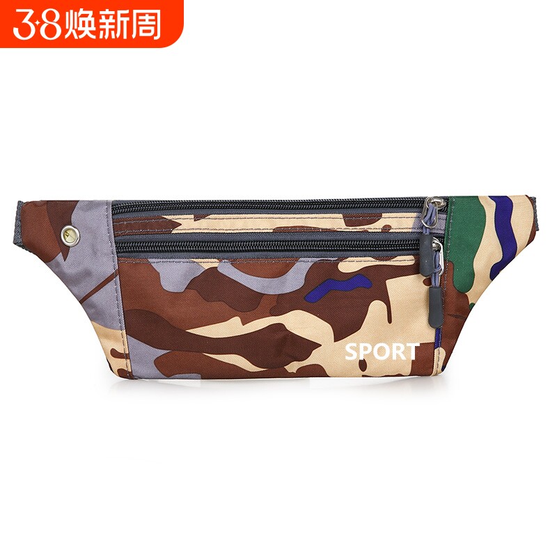 日韩女包腰包生意潮收钱包休闲腰挎多功能迷你防水运动韩版收银包