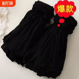 丝袜短款 透明春夏袜子隐形短丝 女士水晶袜防勾丝黑色肉色60双薄款