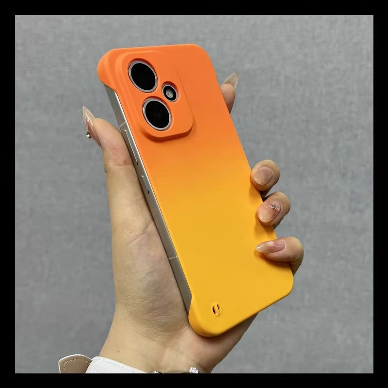 简约硬壳高颜值适用荣耀400手机壳400pro新款超薄300肤感渐变色无边框高级感男女款荣耀200小众半包夏日外壳