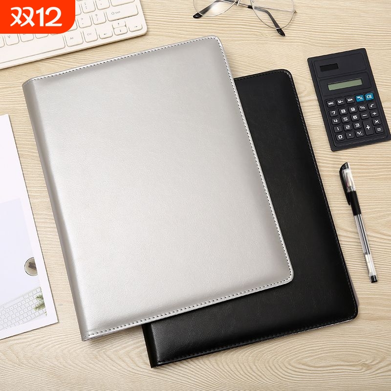 A4文件夹商务多功能经理夹皮质签约本销讲夹工作合同本会议签约本