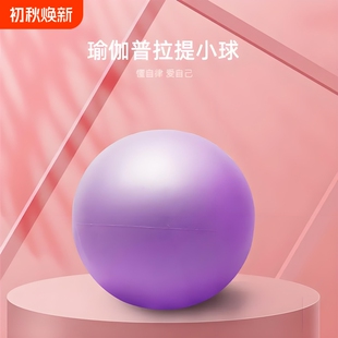 普拉提小球瑜伽球加厚防爆女性瑜伽器材健身身材塑形弹力球锻炼