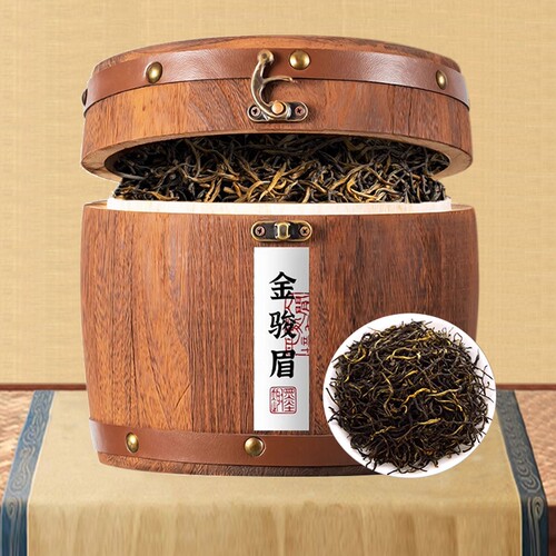 武夷山特级金骏眉红茶正宗茶叶高山头采新茶木桶装500g蜜香优选