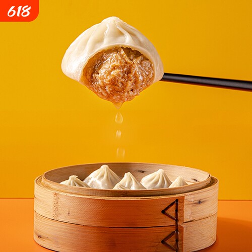鹿有有正宗鲜肉小笼汤包0防腐剂