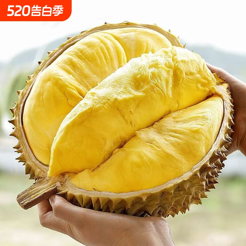 泰国进口金枕榴莲新鲜水果带壳鲜果应季巴掌榴莲肉顺丰包邮冷冻
