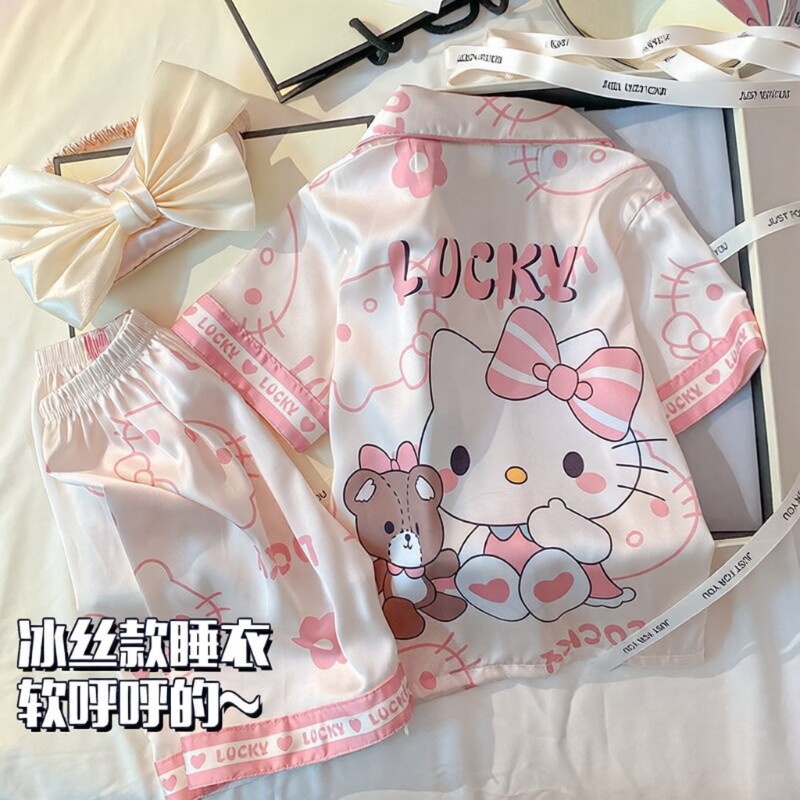 冰丝薄款女童睡衣|超1000次加购图片