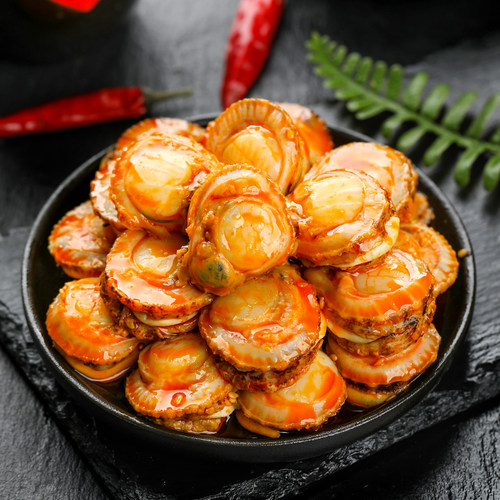 麻辣扇贝肉鲍鲜扇贝贝壳类即食下酒必备海鲜休闲解馋夜宵小零食