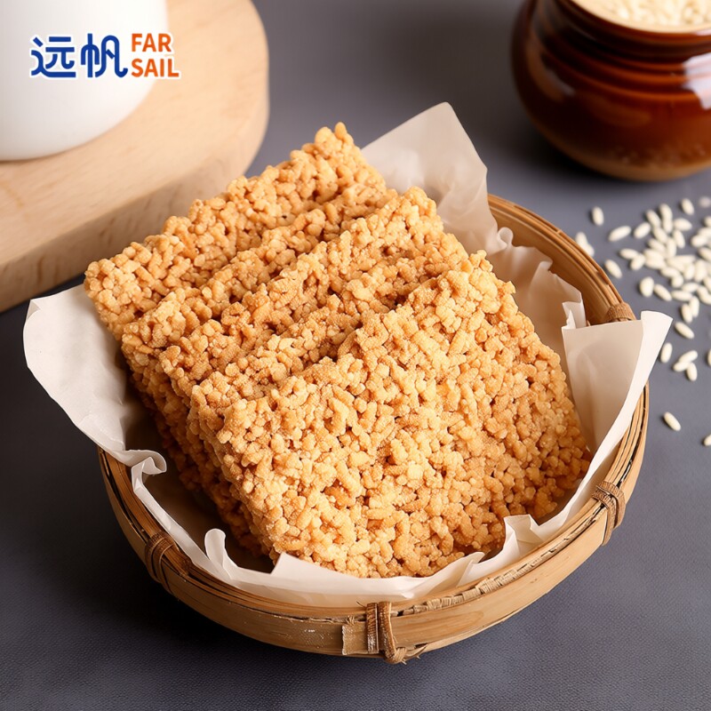 远帆无蔗糖糯米锅巴小零食休闲食品原味怀旧传统香辣办公室芝麻