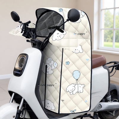 电动车儿童座椅挡风被四季分体冬季保暖电瓶车防水防风春秋亲子款