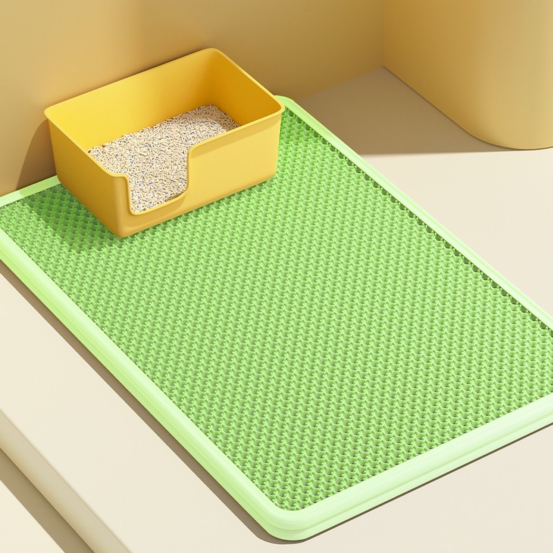 猫砂垫猫砂盆防外溅垫猫咪防带出控砂垫猫垫子厕所漏沙垫猫咪用品