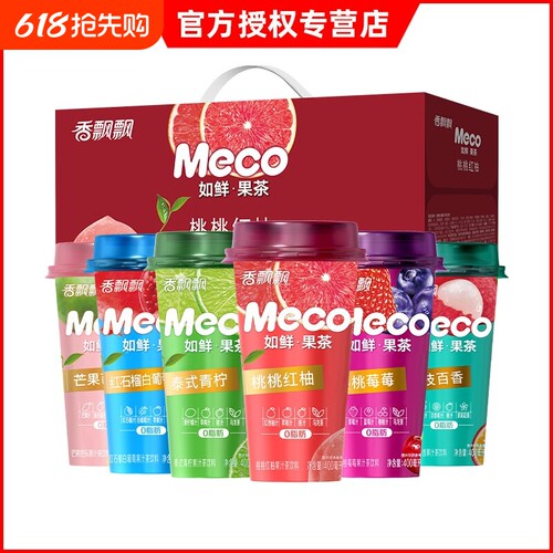 香飘飘Meco蜜谷果汁茶饮料400ml