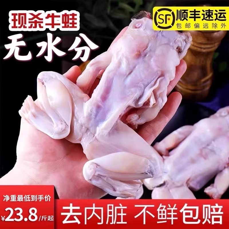 新鲜牛蛙田鸡肉商用半成品