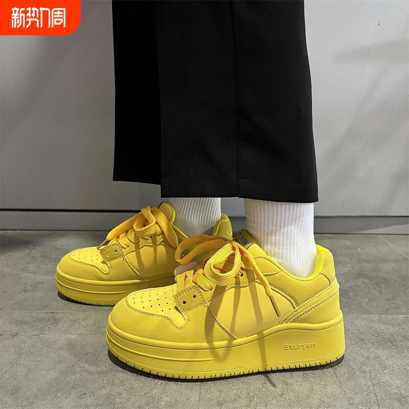 2026年顽刻港风原宿复古休闲学生面包鞋女韩版ins潮流街拍百搭