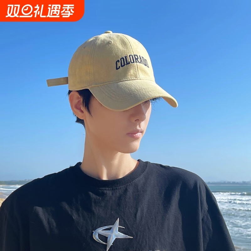 大头围帽子男2025新款春秋潮牌硬顶棒球帽男生防晒遮阳鸭舌帽男士