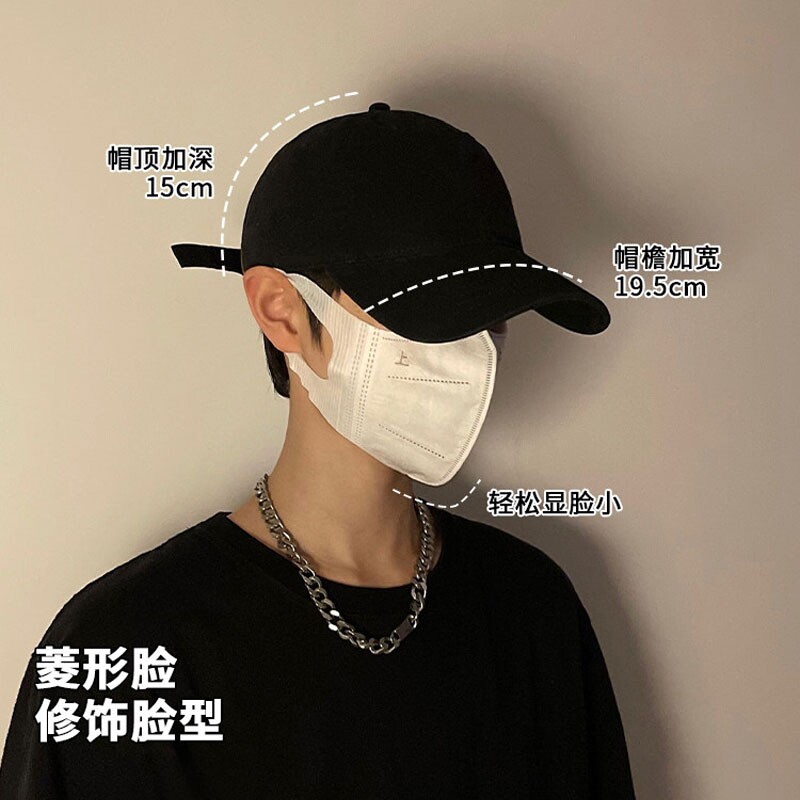 2026新款春秋大头围鸭舌帽男图片