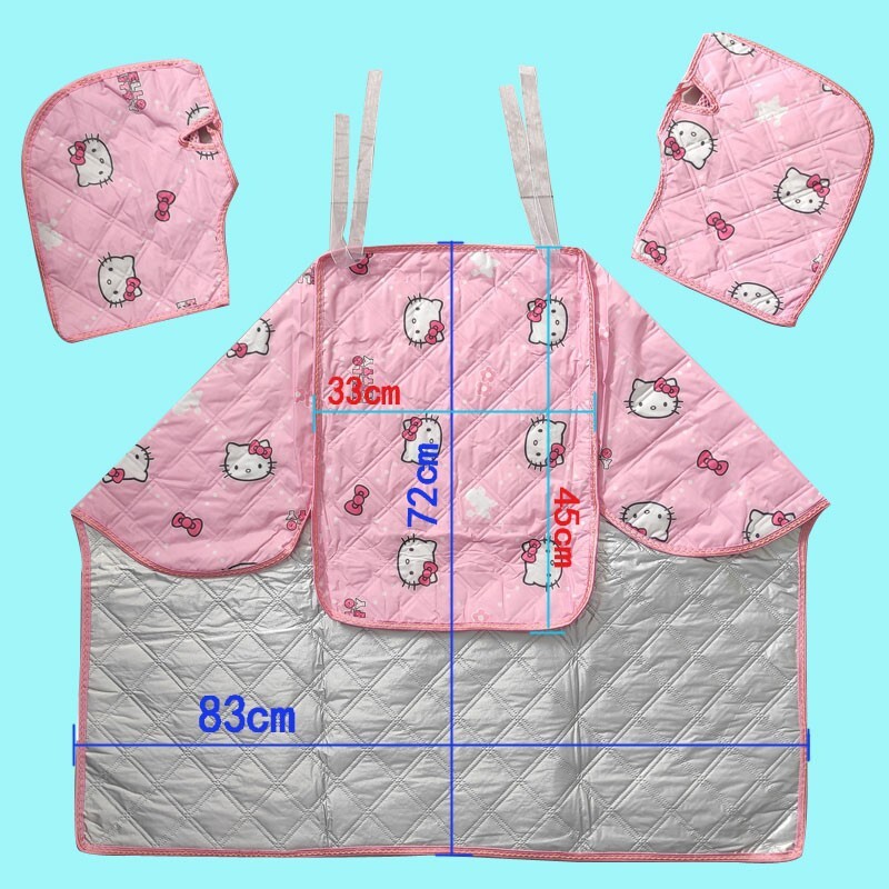 夏季电动挡风被防晒防水通用小款分体防风罩夏天电瓶车薄款遮阳被