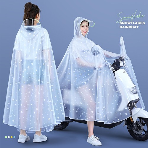 电动车雨衣男女款摩托电瓶车专用加厚加大双人长款全身防暴雨雨披