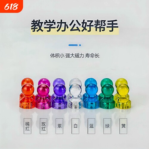 小号透明磁钉10个|超1.5万次加购