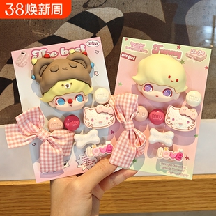 洞洞鞋鞋花配饰适配crocs卡通立体可爱泡泡马特啦布布鞋扣diy卡扣