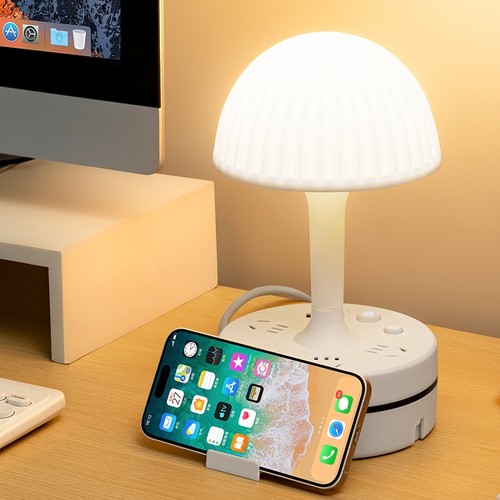 米系台灯床头灯卧室多功能小夜灯