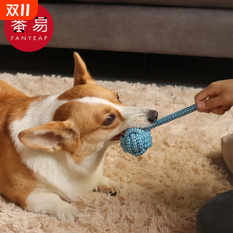 宠物玩具/绳结AC1sn0-玩具绳驯犬狗狗玩具磨牙耐咬宠物中小型犬