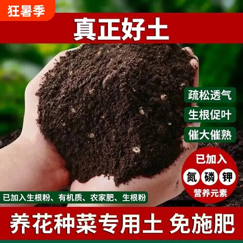 种菜专用营养土养花通用盆栽植物酸性土壤有机育苗种植种菜营养土