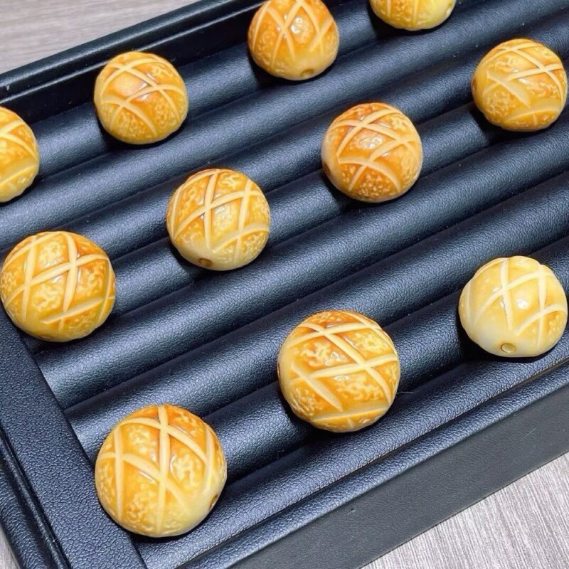 象牙果多种碳烤卡通配件DIY文玩手串项链配饰隔珠挂件配饰象牙果