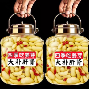 新鲜枸杞泡嫩姜芽仔姜糖醋嫩姜芽生姜腌制即食下饭拌饭酱拌饭料柒