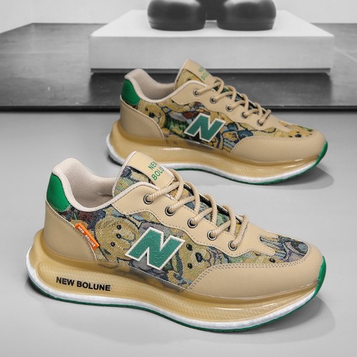 NEW BOLUNE/新百伦男鞋2025夏季新款时尚运动鞋轻便透气老爹潮鞋