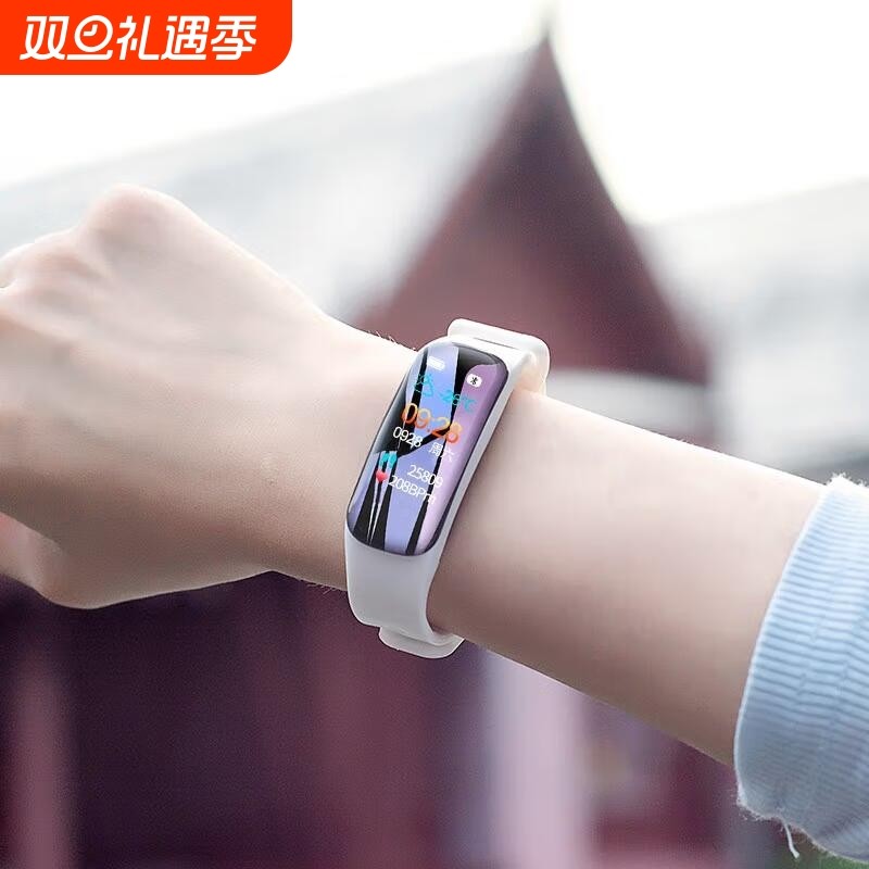 智能手环运动测血压血氧心率睡眠跑步闹钟计步电子蓝牙情侣手表
